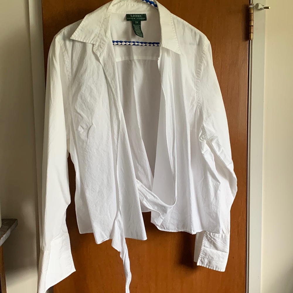Ralph Lauren wrap blouse